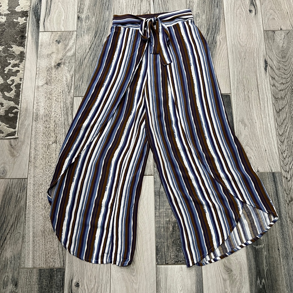 Striped Flowy Pants